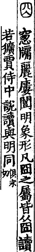 說文解字(大徐本) 囧部．卷七上．頁4．左