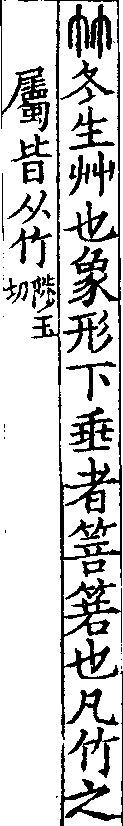 說文解字(大徐本) 竹部．卷五上．頁1．右
