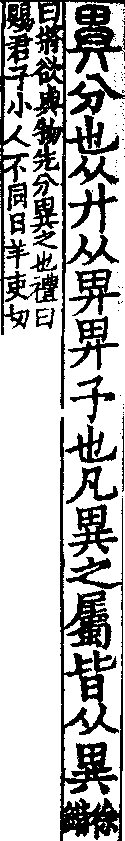說文解字(大徐本) 異部．卷三上．頁9．右