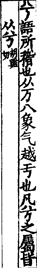 說文解字(大徐本) 兮部．卷五上．頁6．右