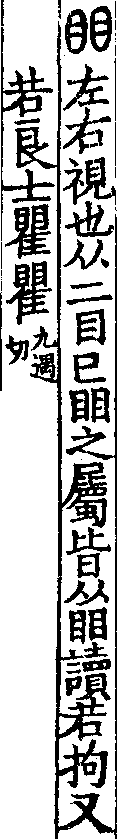 說文解字(大徐本) 䀠部．卷四上．頁3．右