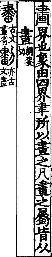說文解字(大徐本) 畫部．卷三下．頁5．左