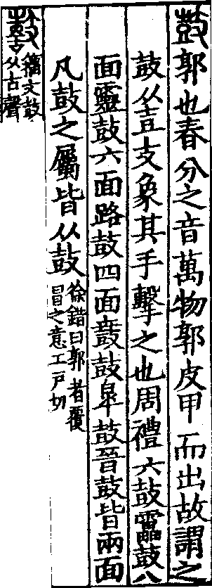 說文解字(大徐本) 攴部．卷五上．頁7．左