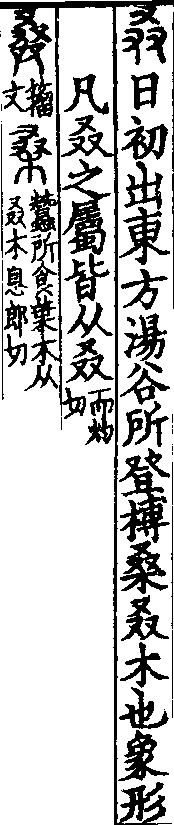 說文解字(大徐本) 叒部．卷六下．頁1．右