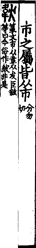 說文解字(大徐本) 市部．卷七下．頁10．左