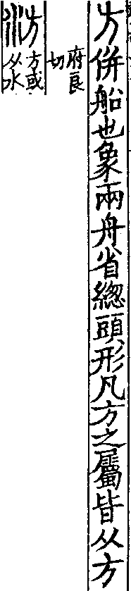 說文解字(大徐本) 方部．卷八下．頁2．右