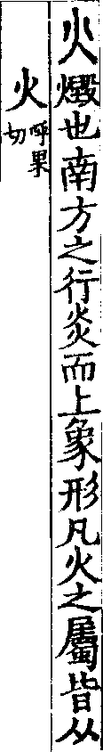說文解字(大徐本) 火部．卷一○上．頁7．左
