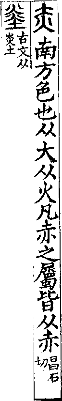 說文解字(大徐本) 赤部．卷一○下．頁1．左