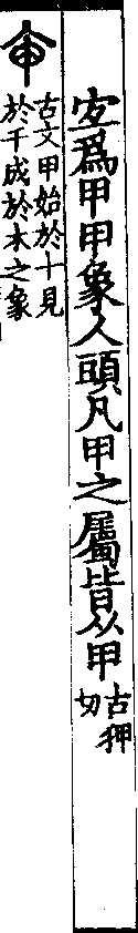 說文解字(大徐本) 甲部．卷一四下．頁4．右