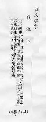 說文解字(段注本) 