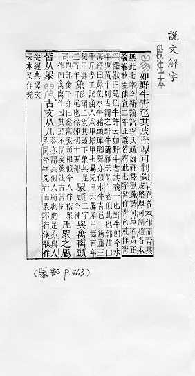 說文解字(段注本)