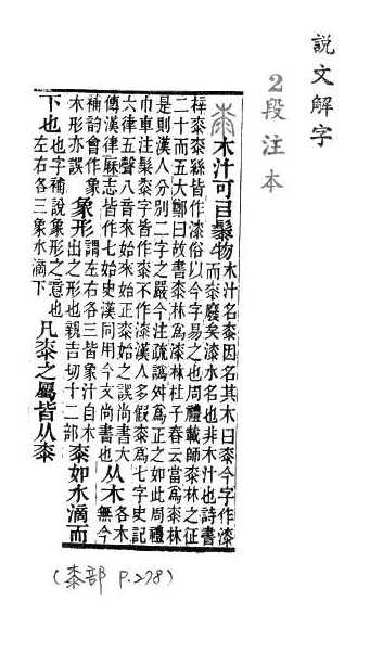 說文解字(段注本) 