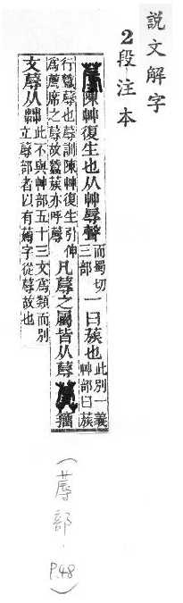說文解字(段注本) 